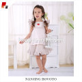 Girl apron dress embroidered yellow&black check dress